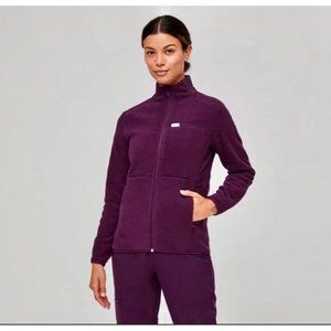 FIGS Women's Deep Purple On-Shift - Fleece Jacket - M / LIMITED EDITION